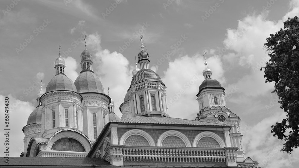 
Buildings of the Astrakhan Kremlin in Russia.