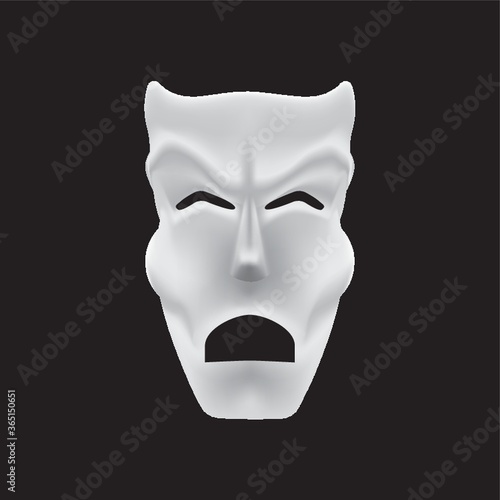 mask with crying expression