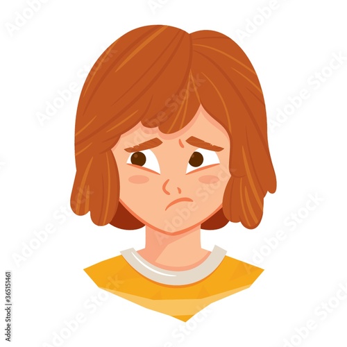 worried girl