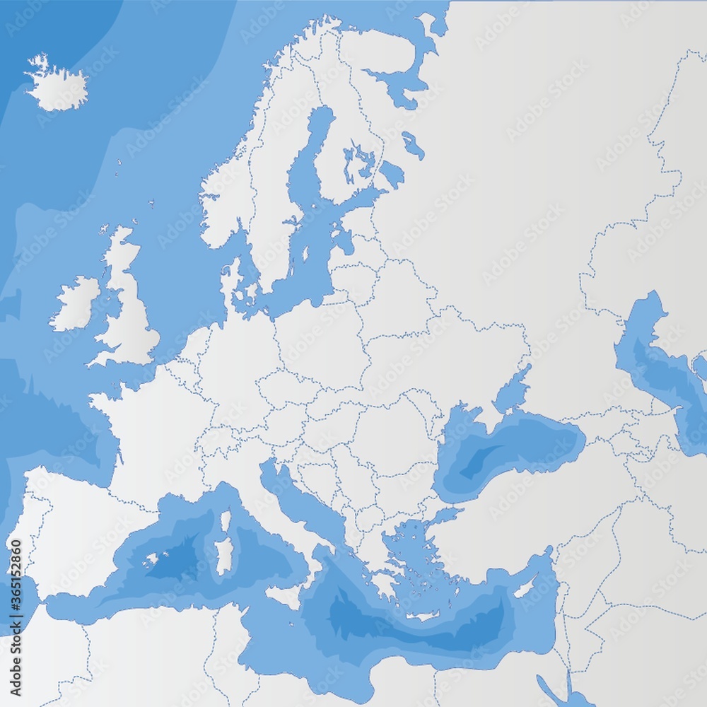 Obraz premium geographical map