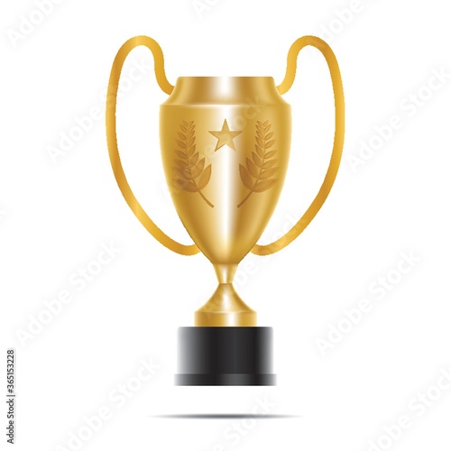 gold trophy cup