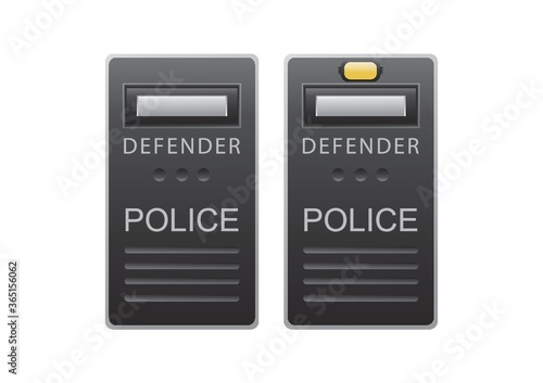 police shield