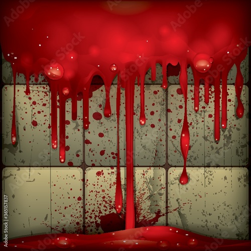 blood dripping
