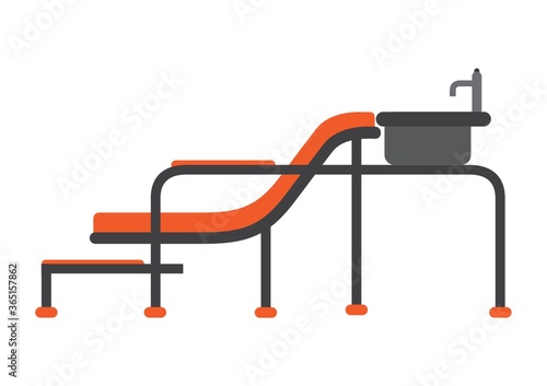 hair washing chair