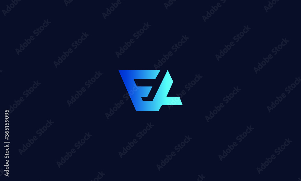 Abstract, Creative, Minimal and Unique Alphabet letters EA, AE logo Abstract, Creative, Minimal and Unique Alphabet letters EA, AE logo