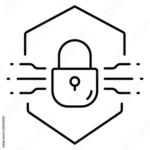 Blockchain cryptocurrency icon vector illustration
