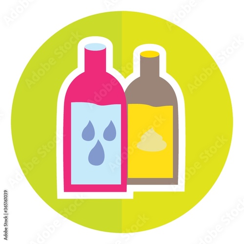 spa oil and moisturizer