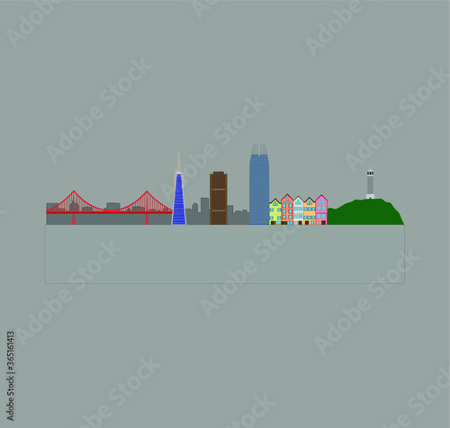 San Francisco Skyline United States City