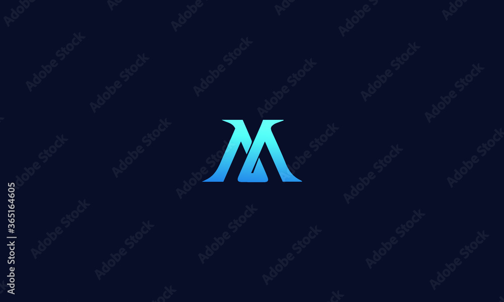 Abstract, Creative, Minimal and Unique Alphabet letter M logo Abstract, Creative, Minimal and Unique Alphabet letter M logo