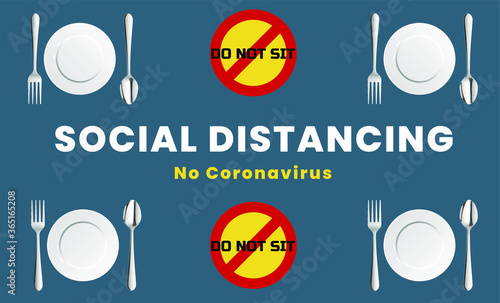 Stop Covid-19 Sign & Symbol, vector Illustration concept coronavirus COVID-19. virus wuhan from china, on dark background, let fight virus together. 