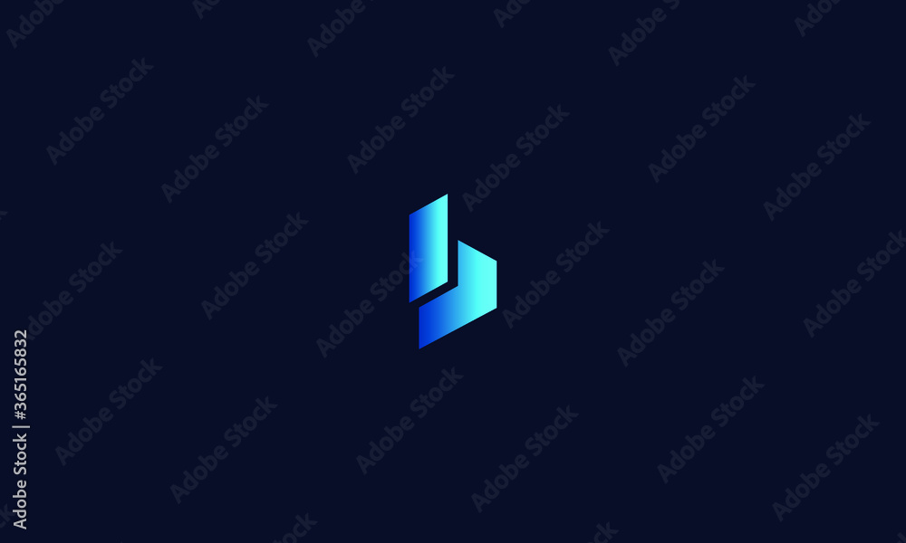 Abstract, Creative, Minimal and Unique Alphabet letter B logo Abstract, Creative, Minimal and Unique Alphabet letter B logo
