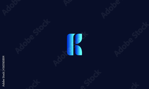 Abstract, Creative, Minimal and Unique Alphabet letter K logo