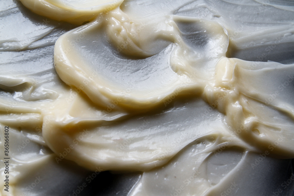 Close up of cream texture
