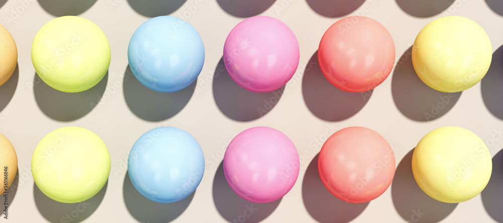 Row of multicolor balls abstract background Row of multicolor balls abstract background