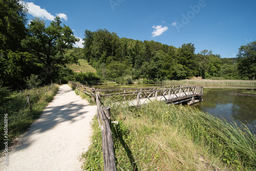 the ermitage, a landscape garden in Arlesheim, Switzerland photo