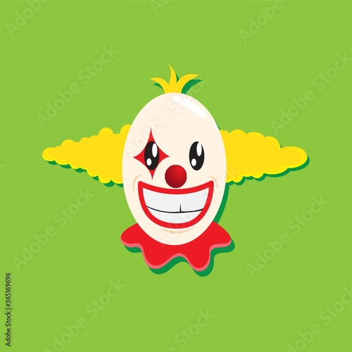 grinning clown