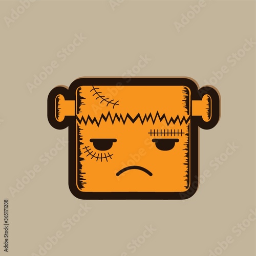 frankenstein monster head
