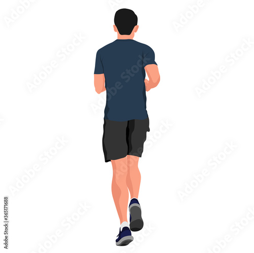 Running Man Illustration