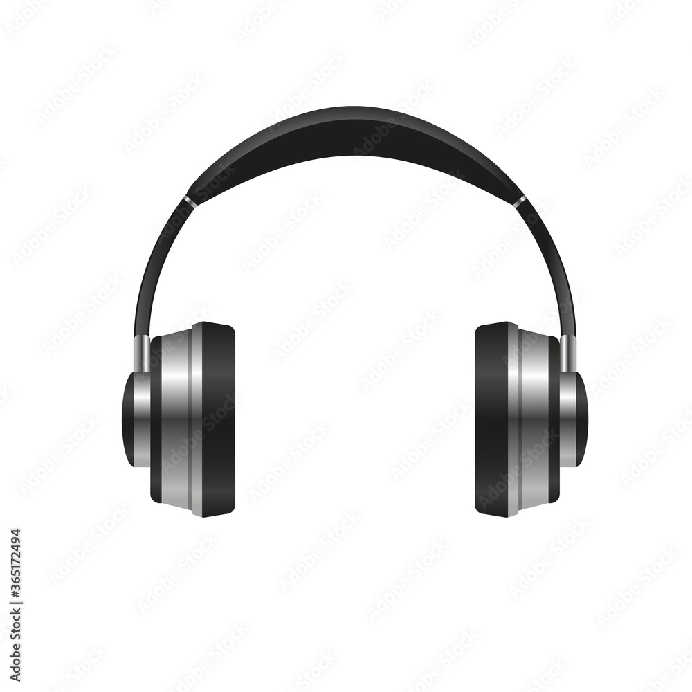Headphones isolated on white background. Headphones isolated on white background.
