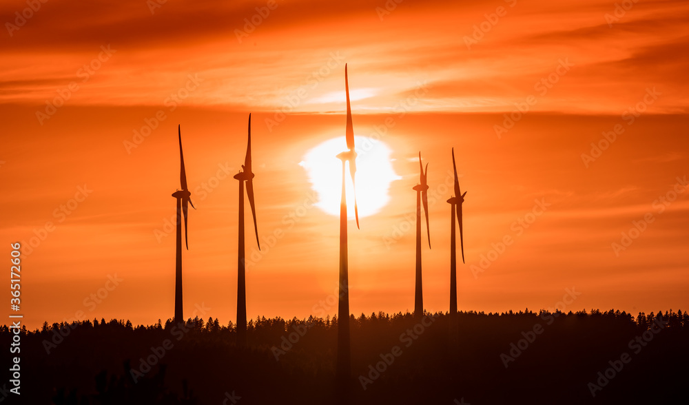 Obraz premium windkraft