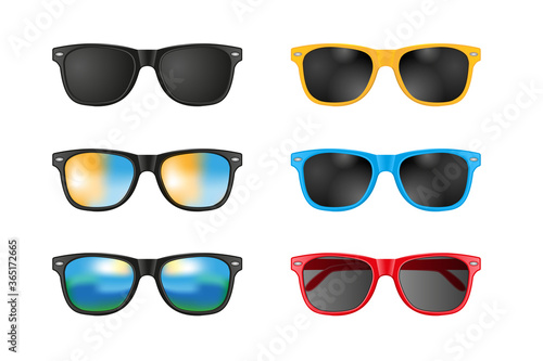 Vector set. Sunglasses.