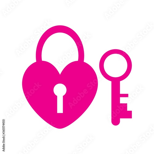 padlock and key