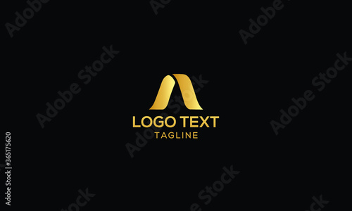 Alphabet letter icon logo A design