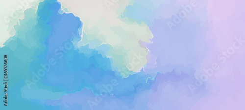 Clouds scenic backdrop blue...