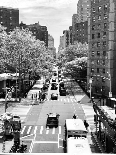 Schwarz Weiß Bild von Manhattan, New York