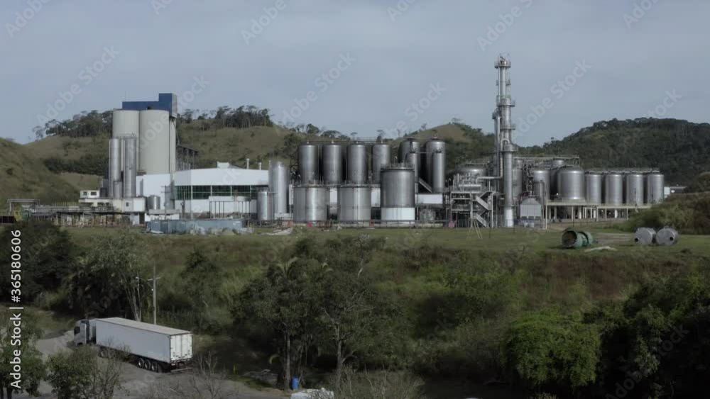 Aerial view of Ambev Brewery. The city of Pirai, State of Rio de Janeiro, Brazil South America. Aerial view of Ambev Brewery. The city of Pirai, State of Rio de Janeiro, Brazil South America.