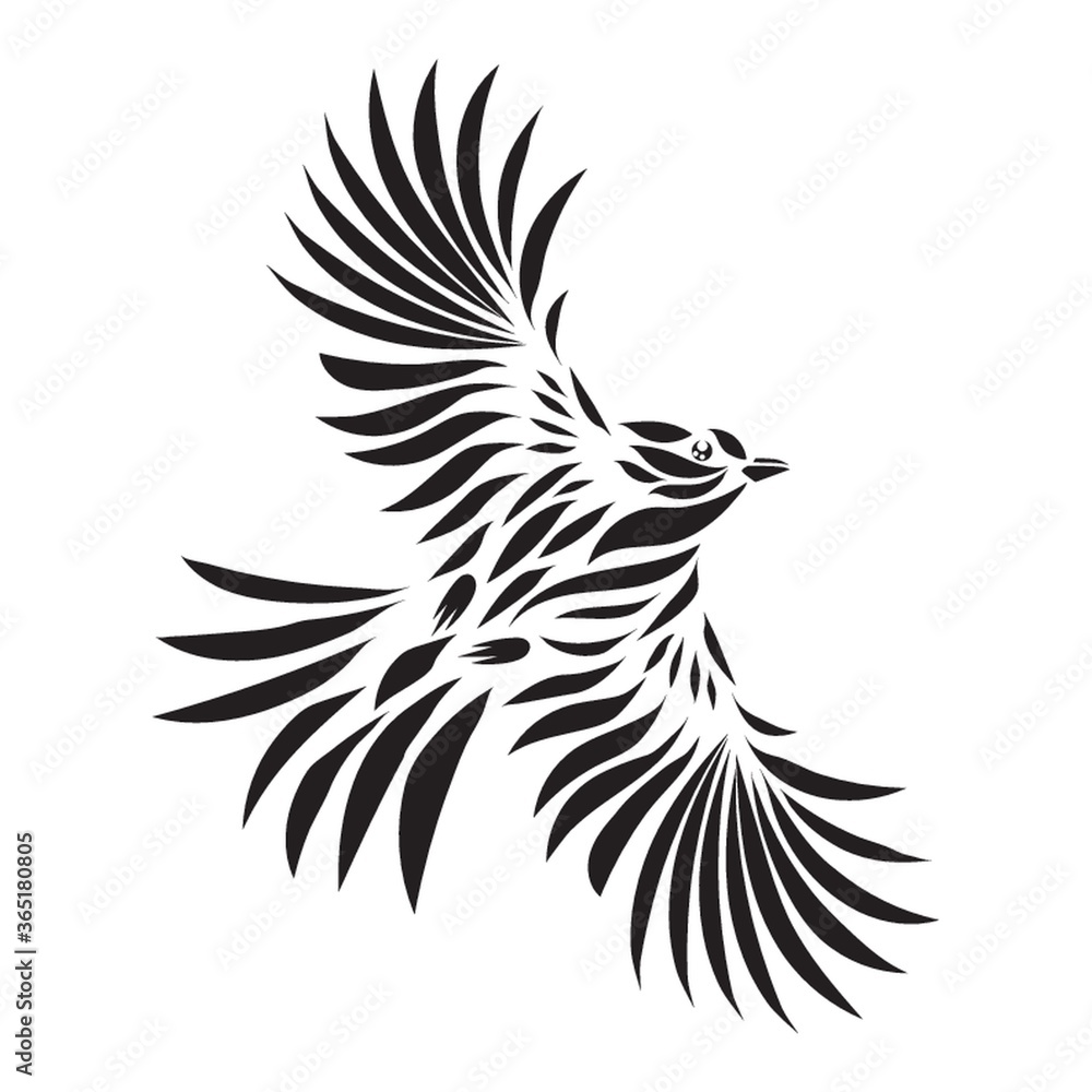 Fototapeta premium bird tattoo