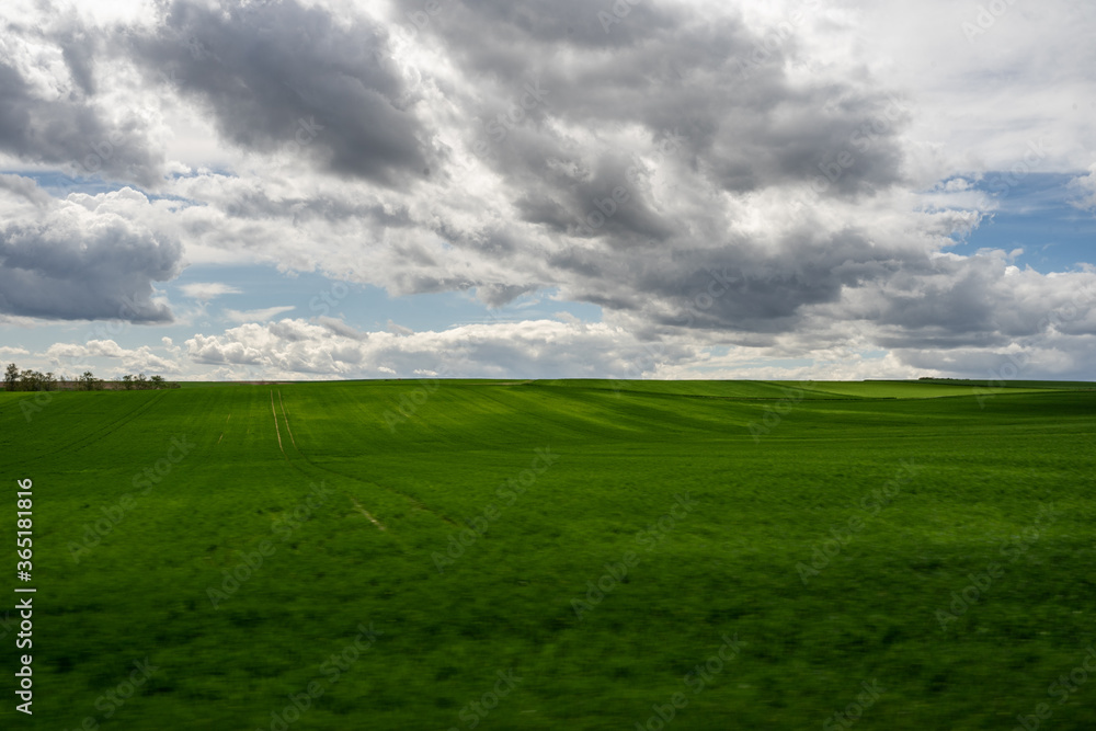 Fields in Lower Austria in spring Fields in Lower Austria in spring