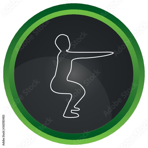 man practicing yoga pose