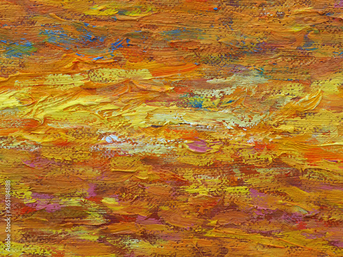 Abstract art painting on canvas background with texture.