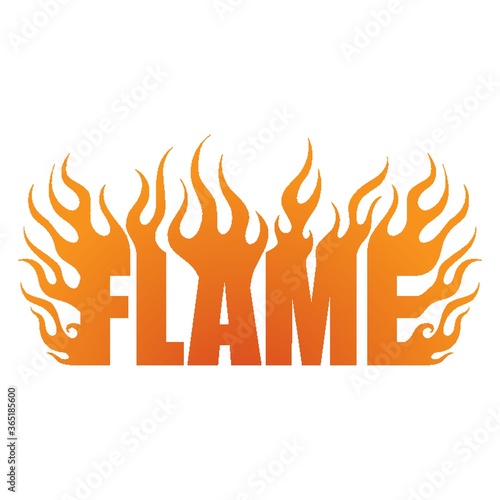 word flame