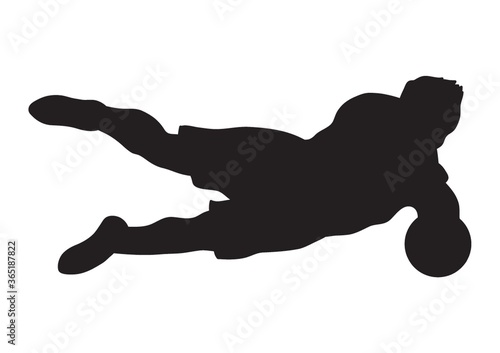 man playing football