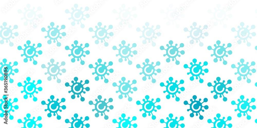 Light Green vector texture with disease symbols. Light Green vector texture with disease symbols.