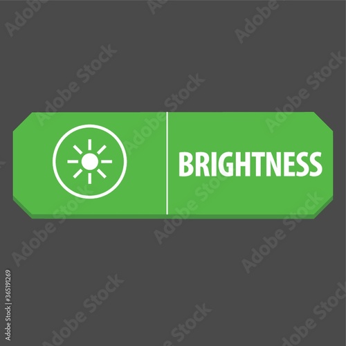 brightness web button