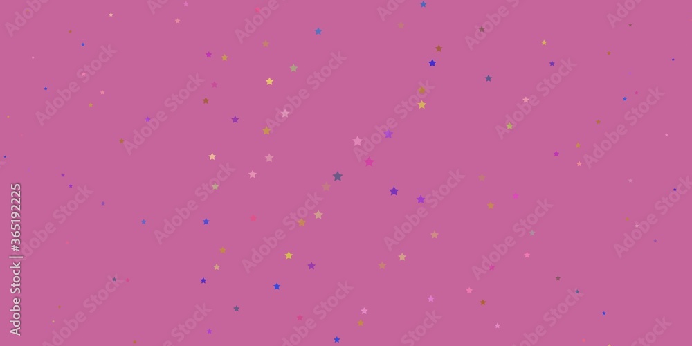 Dark Multicolor vector layout with bright stars. Blur decorative design in simple style with stars. Theme for cell phones.