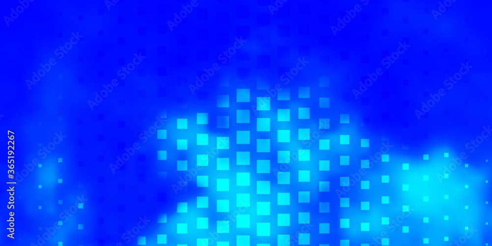 Light BLUE vector background with rectangles. Rectangles with colorful gradient on abstract background. Pattern for business booklets, leaflets