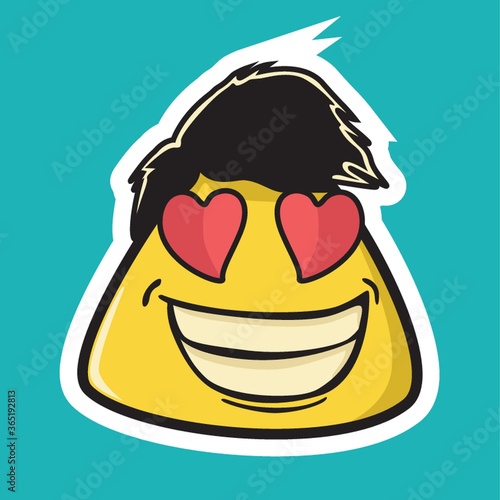 in love emoticon