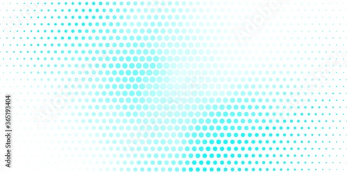 Light Blue, Green vector pattern with circles. Abstract decorative design in gradient style with bubbles. Design for posters, banners.