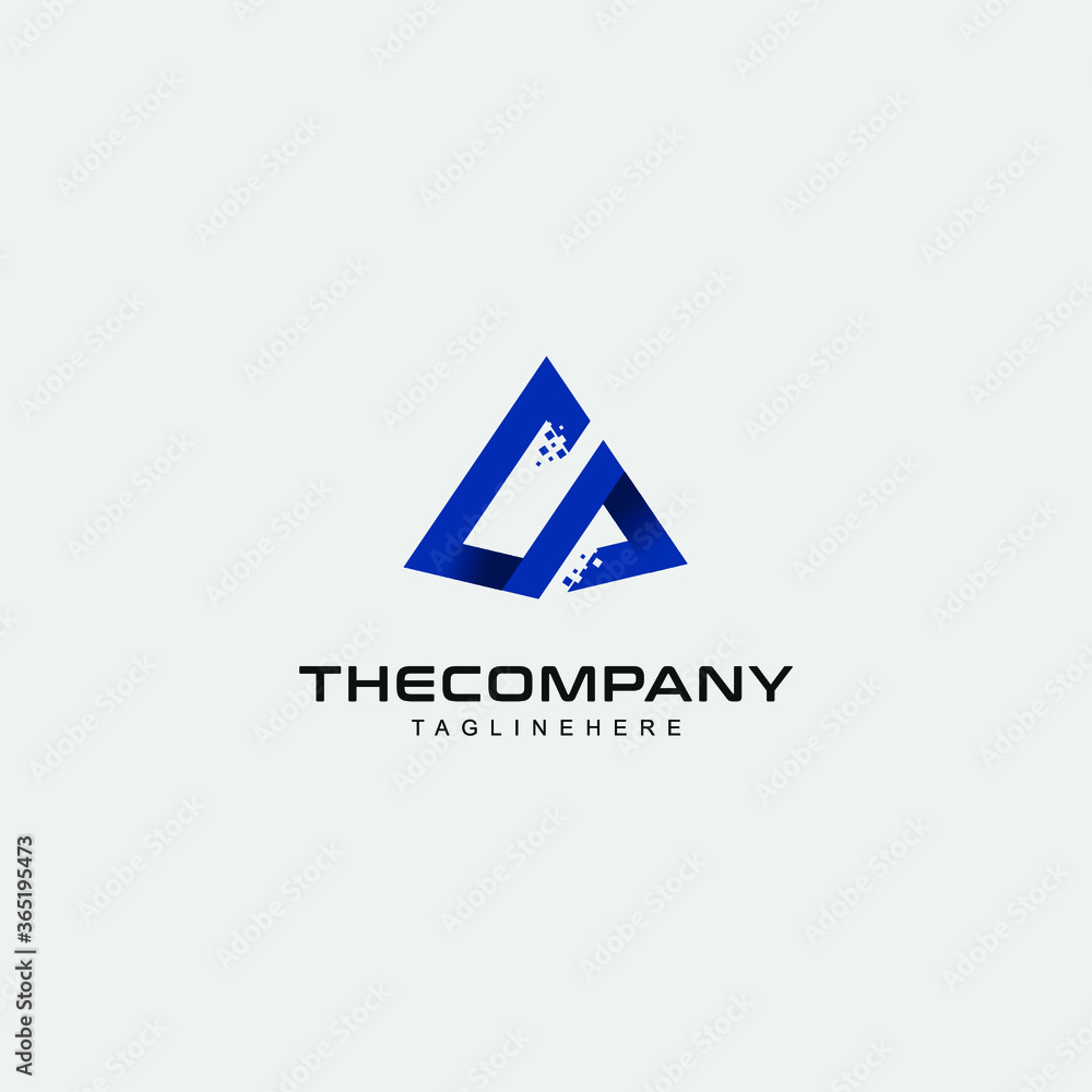 Fototapeta premium Smart Simple Modern Logo For Company