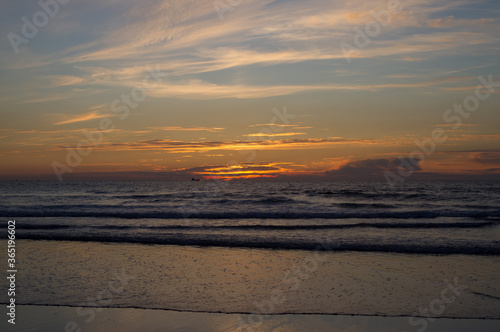 sunset on the sea © Anna