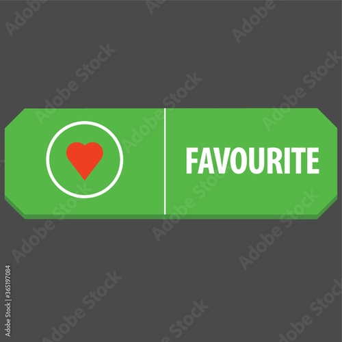 favorite web button