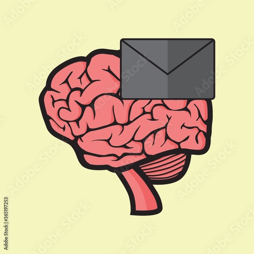 brain with mail