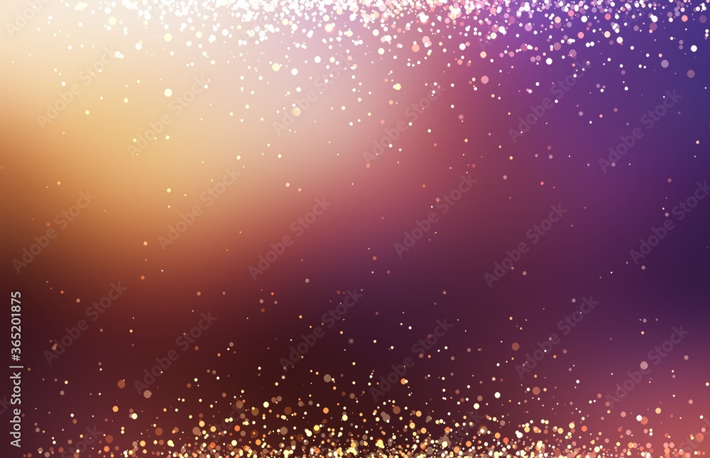 Festive purple bokeh background. Lilac violet yellow colors formless blur pattern. Festive purple bokeh background. Lilac violet yellow colors formless blur pattern.