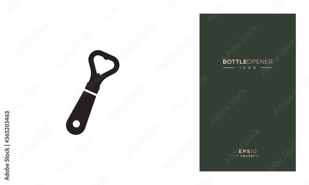 Bottle opener logo template Bottle opener logo template
