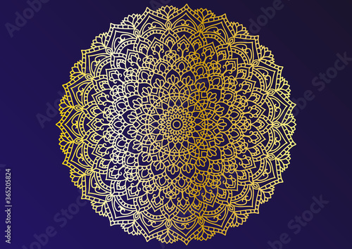曼荼羅　アラベスク　金　背景　mandala golden 　arabesque frame　background