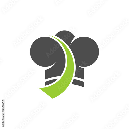 Chef Hat Logo Design Template Vector, Icon Symbol, Creative Design Concepts